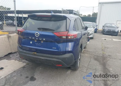 2021 Nissan Rogue S Intelligent Awd из США, поврежденный, VIN JN8AT3AB5MW210095
